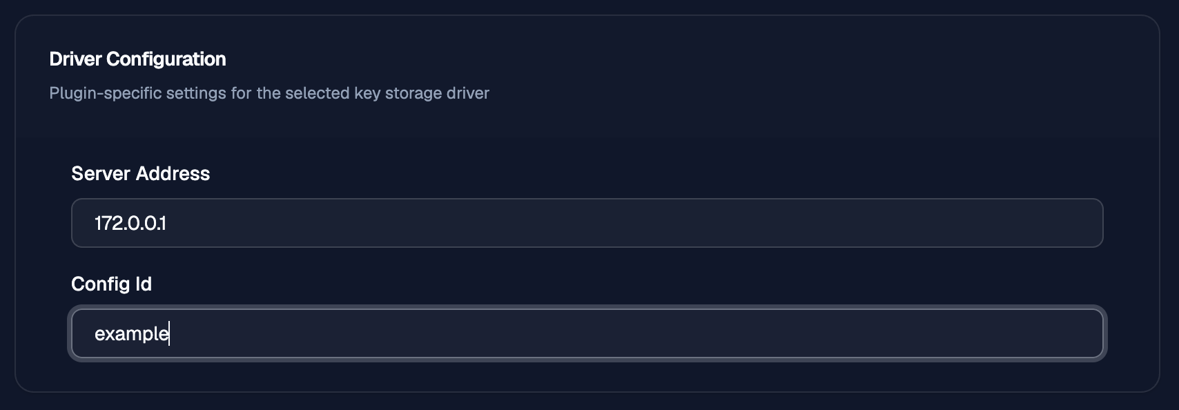 PKCS#11 Proxy key configuration driver configuration settings